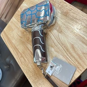 Disney Parks Marvel Thor Valkyrie Love of Thunder Hammer Wristlet Bag